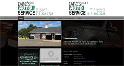 Desktop Screenshot of davesautoservicequincy.com